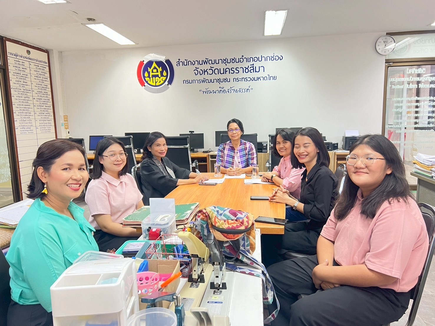 พช.ปากช่อง รับการนิเทศและติดตามงานตามยุทธศาสตร์กรมการพัฒนาชุมชน